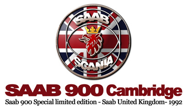 SAAB 900 CAMBRIDGE Limited edition Saab UK England