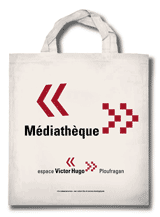 Médiathèque Ploufragan - Sac livres