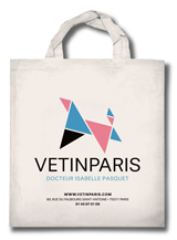 Sac en coton Vetinparis - Vétérinaire Paris