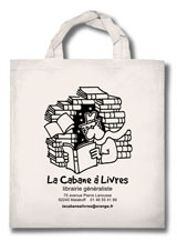 Sac Librairie La Cabane à Livres - Malakoff