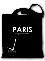 tote bag noir hotel de Noailles Paris