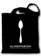 tote bag noir Alimentarium Nestlé Vevey