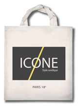 Tote Bag Icone - Style Nordique - Paris 18